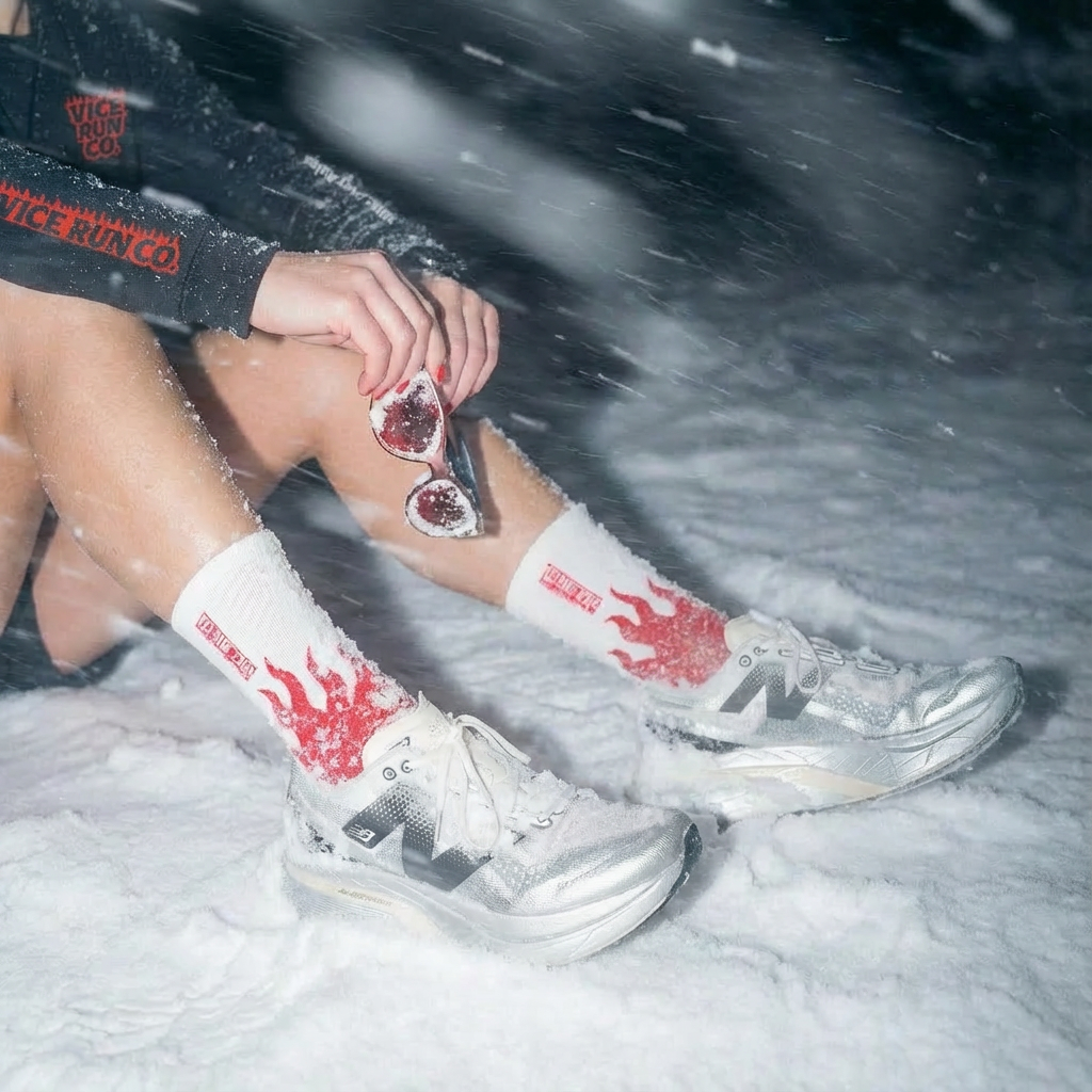 "Inferno Sparks" Running Socks