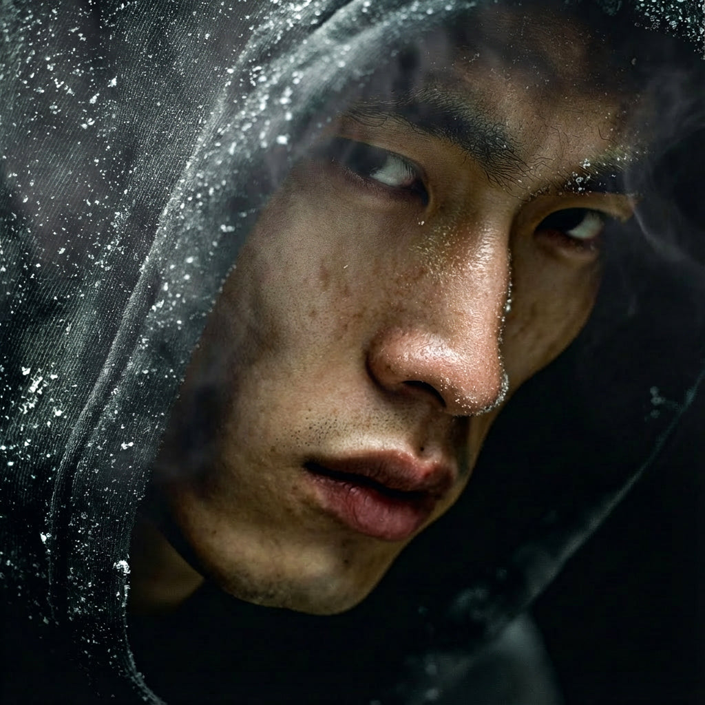 "Caligo" Inferno Black Hoodie