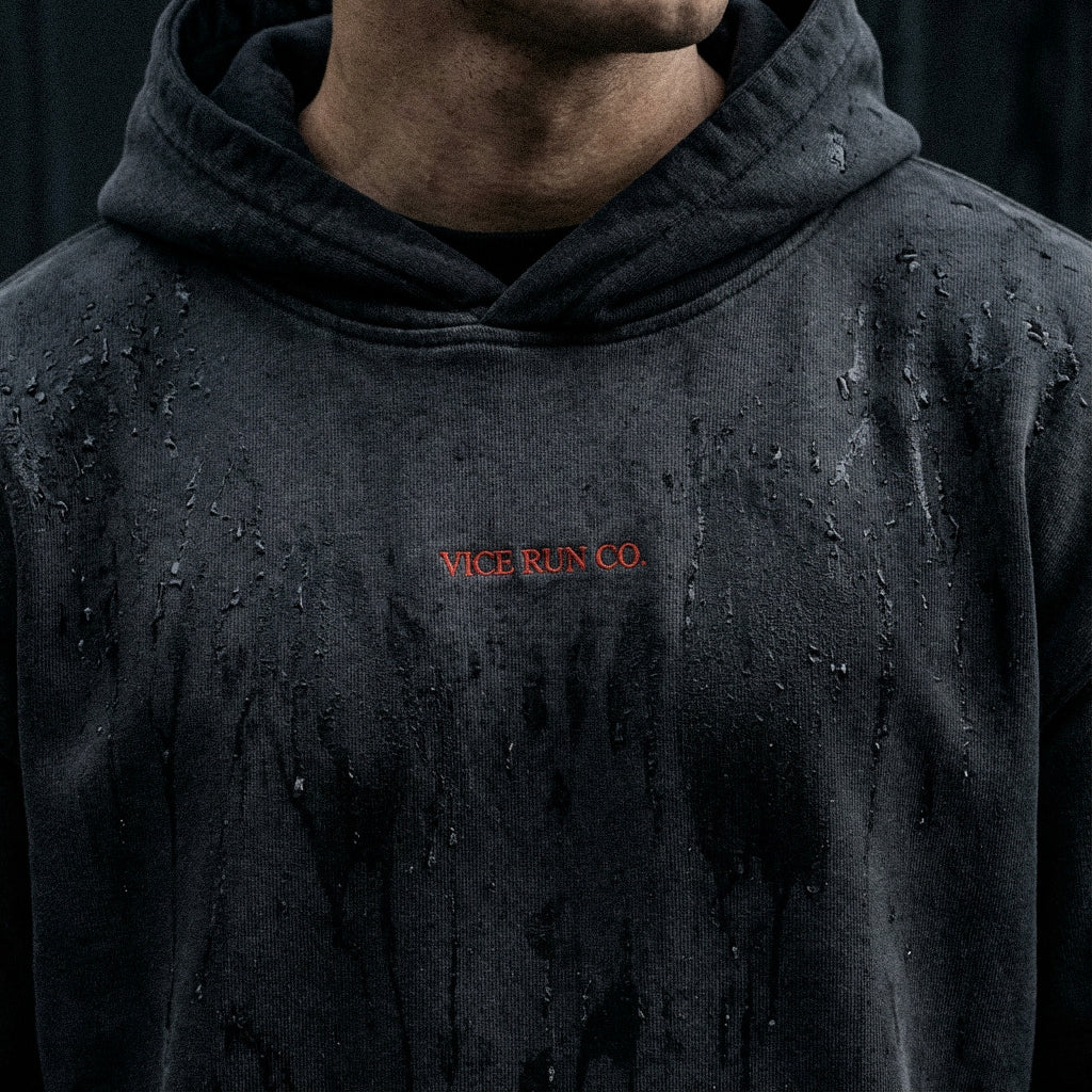 "Caligo" Inferno Black Hoodie